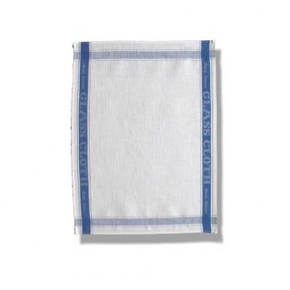 Linen Glass Towel Blue