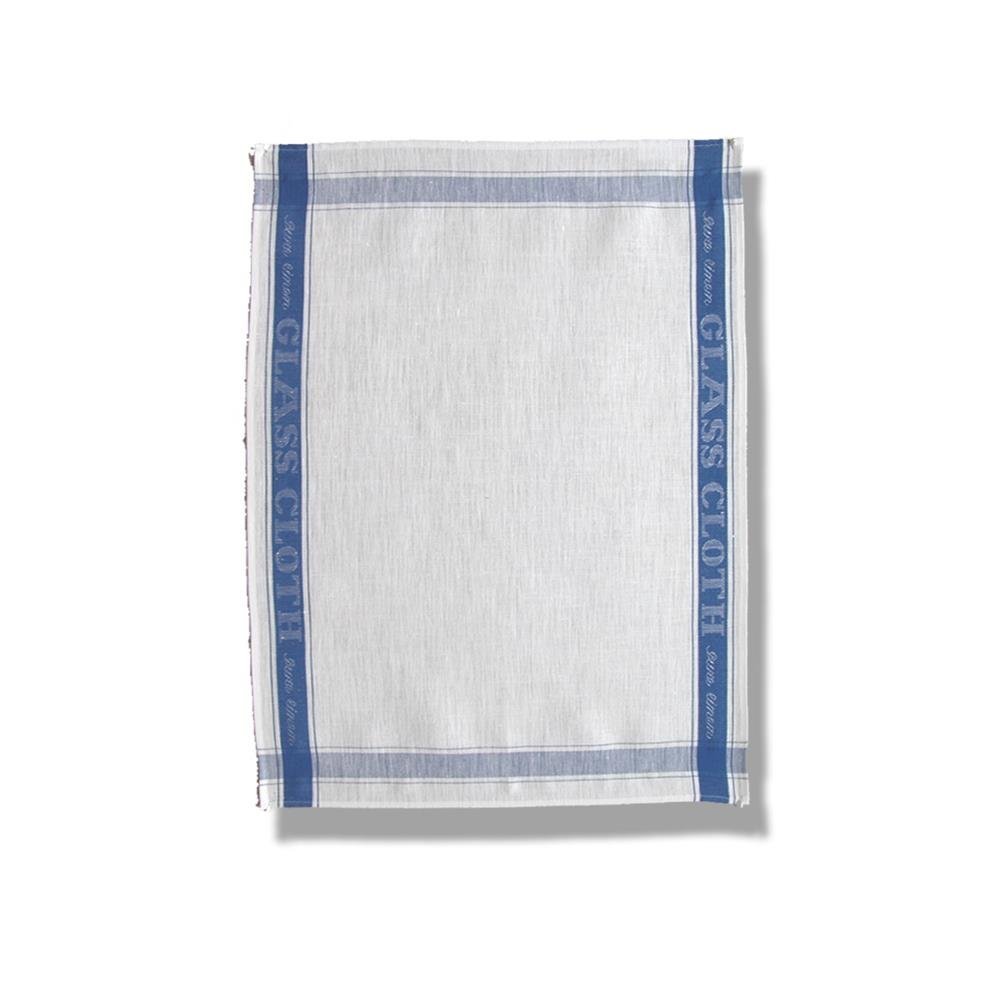 Linen Glass Towel Blue