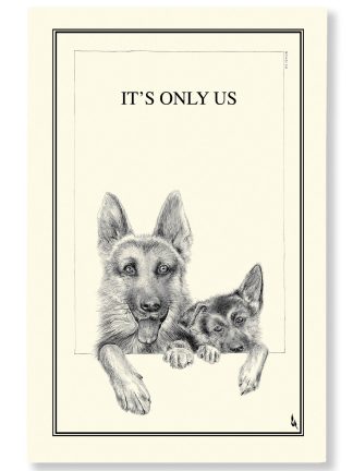 German Shepherd Dogs Tea Towel