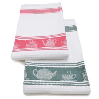 Damask Coffee Cotton Hand Towel