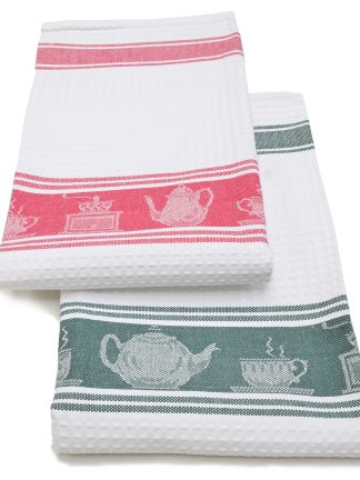 Damask Coffee Cotton Hand Towel