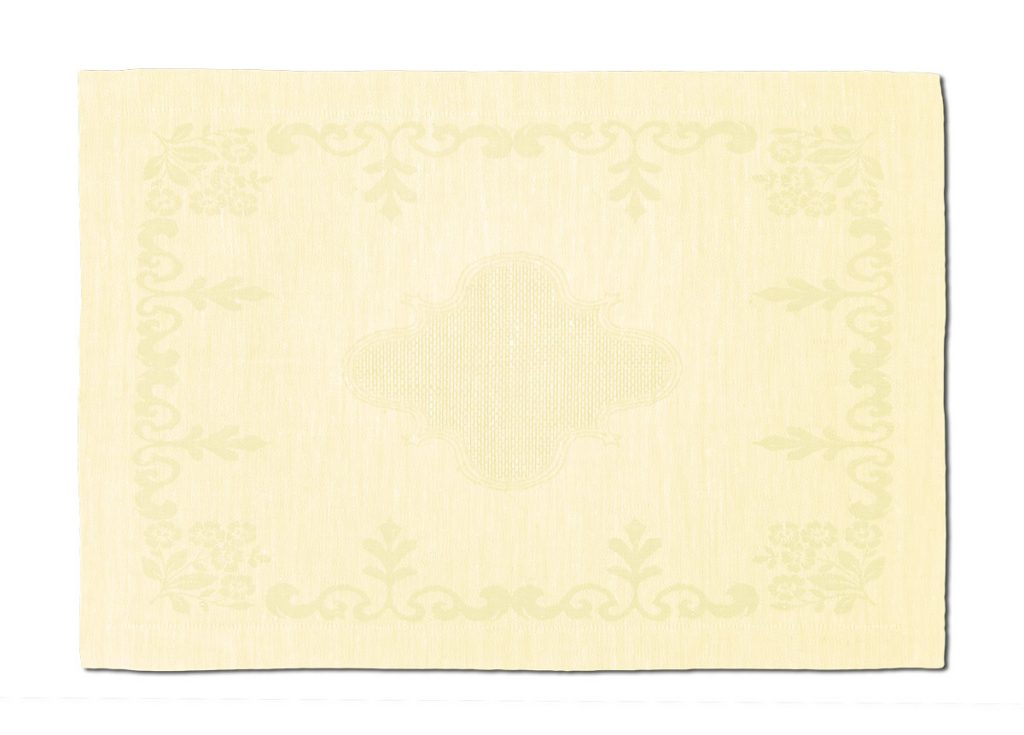 Etamine Floral Cream Linen Placemat