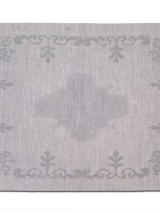 Etamine Floral Natural Flax Linen Placemat