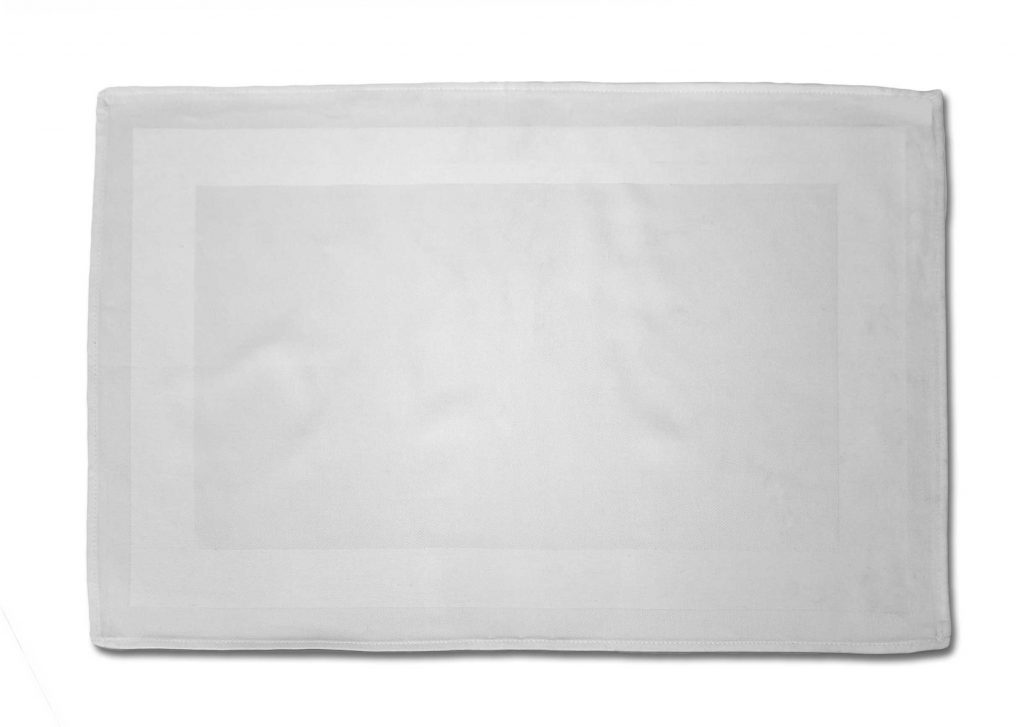 Damask Satin Band Cotton Placemat