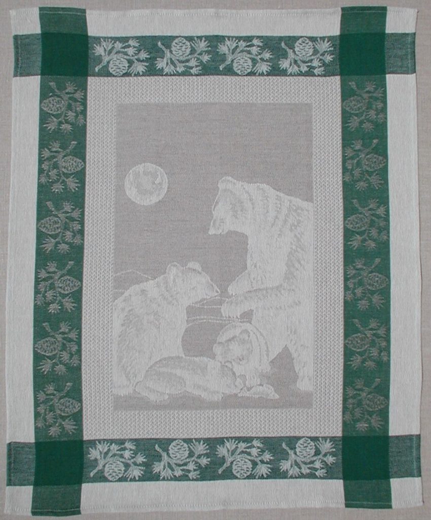 Wild Bear Kitchen Towel