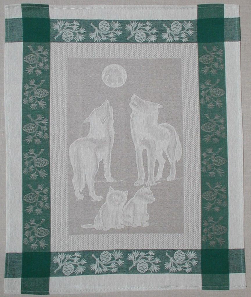 Wild Wolf Kitchen Towel