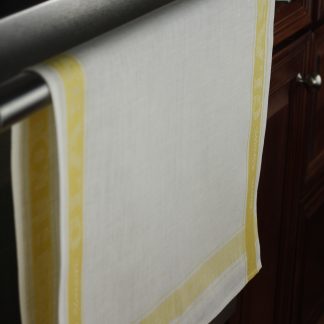 Linen Glass Towel Yellow