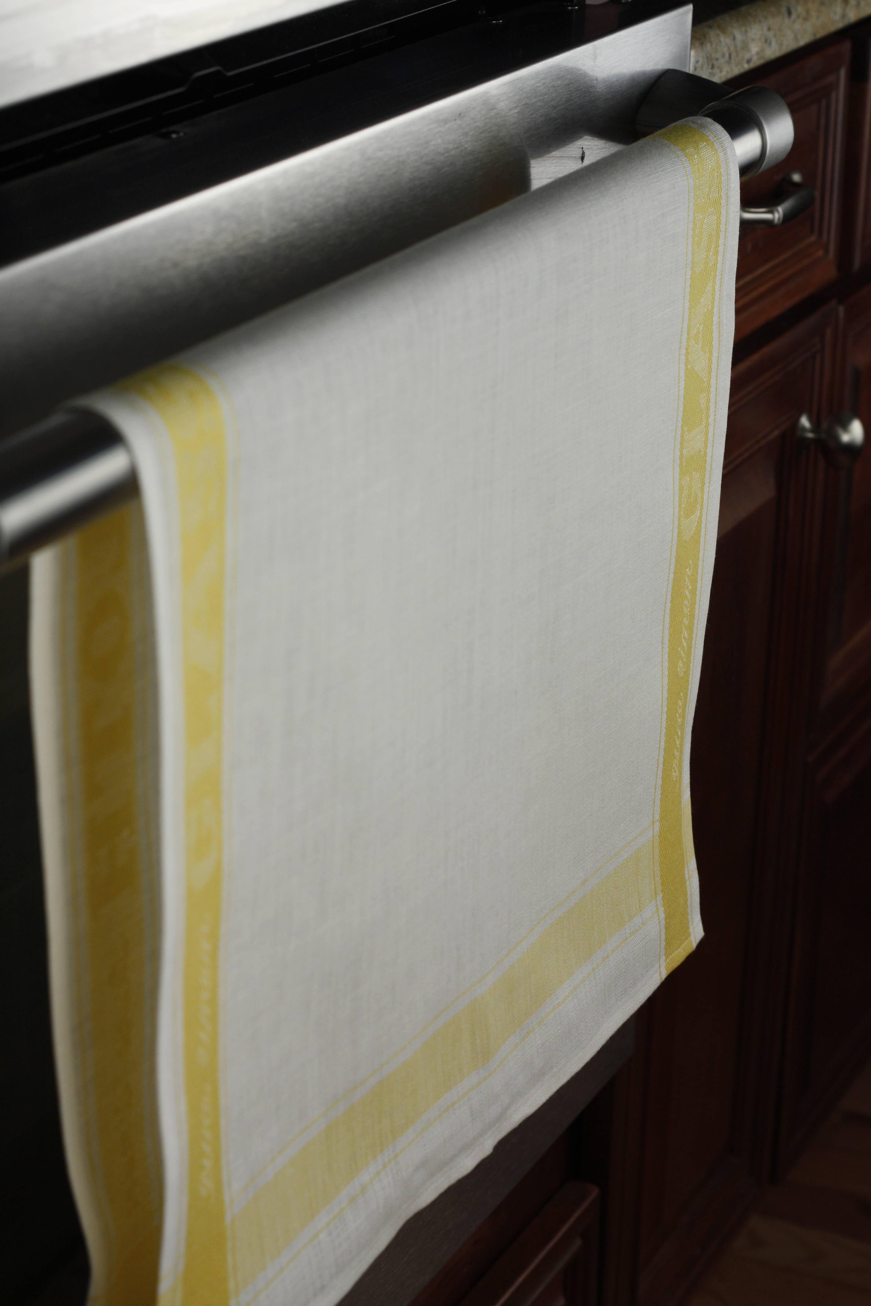 Linen Glass Towel Yellow