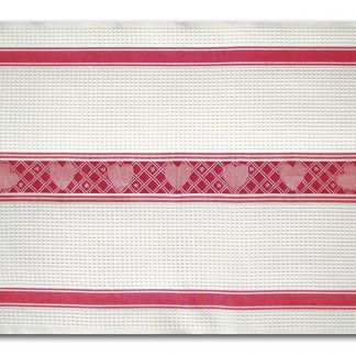 Red Heart Waffle Weave Hand Towel