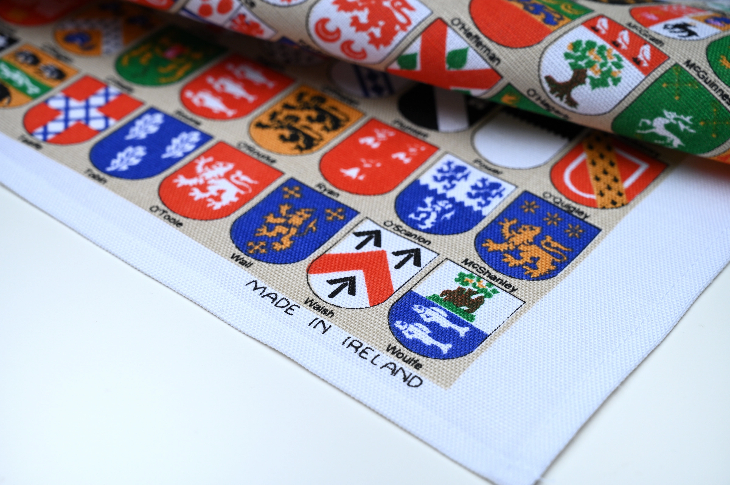 Irish Family Shields Tea Towel - Irish Linen Kitchen Towel - 18" x 28" - Image 4