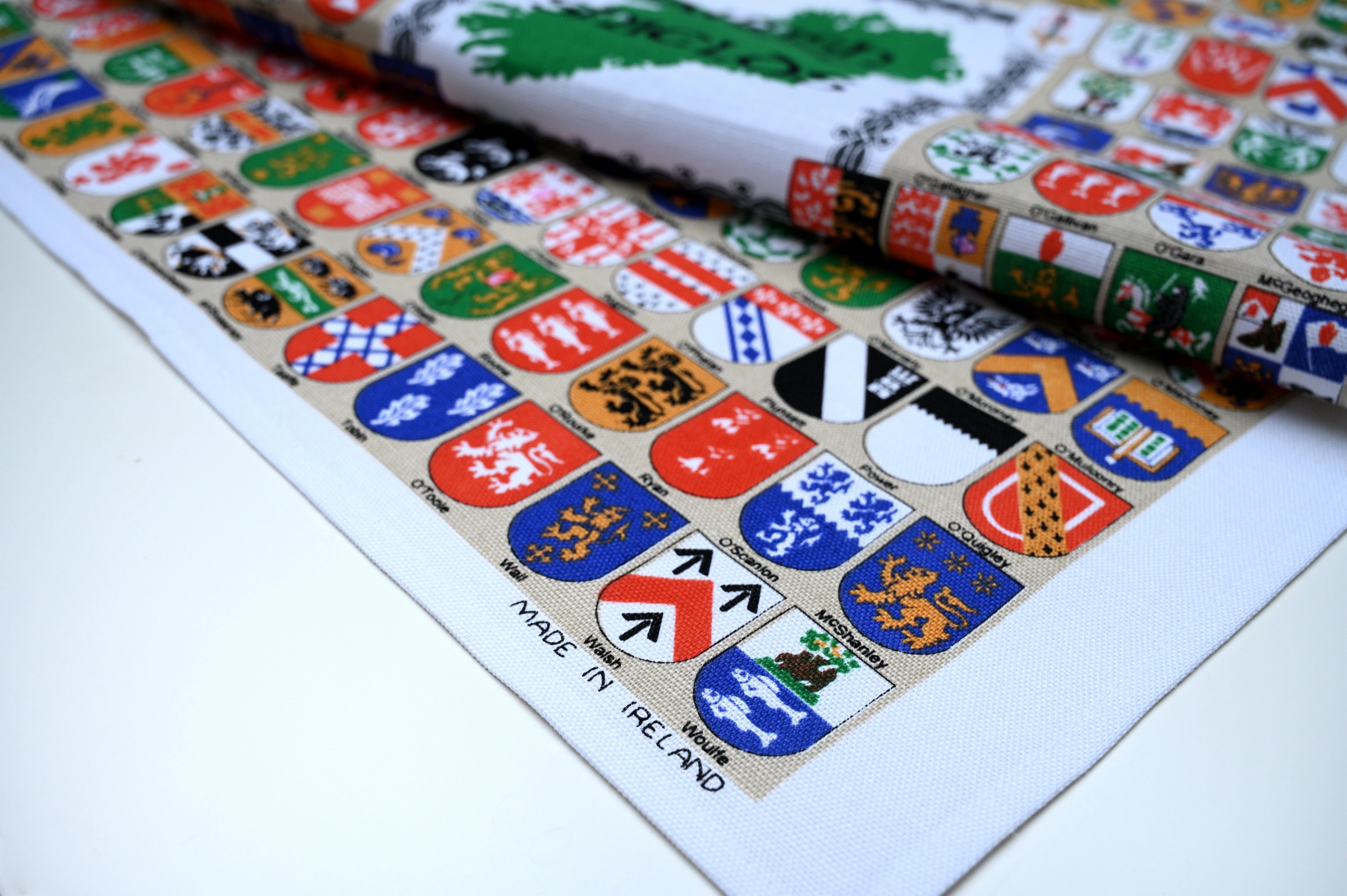 Irish Family Shields Tea Towel - Irish Linen Kitchen Towel - 18" x 28" - Image 7
