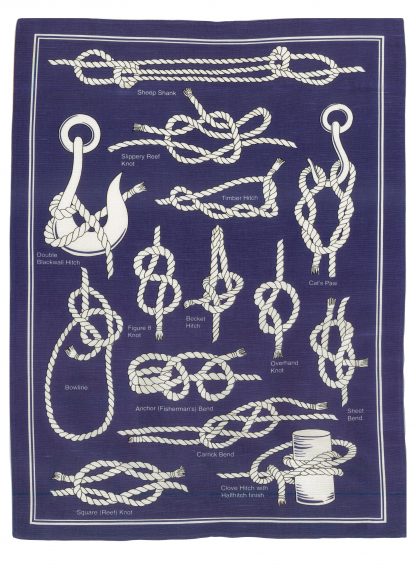 Nautical Sailor's Knots Tea Towel
