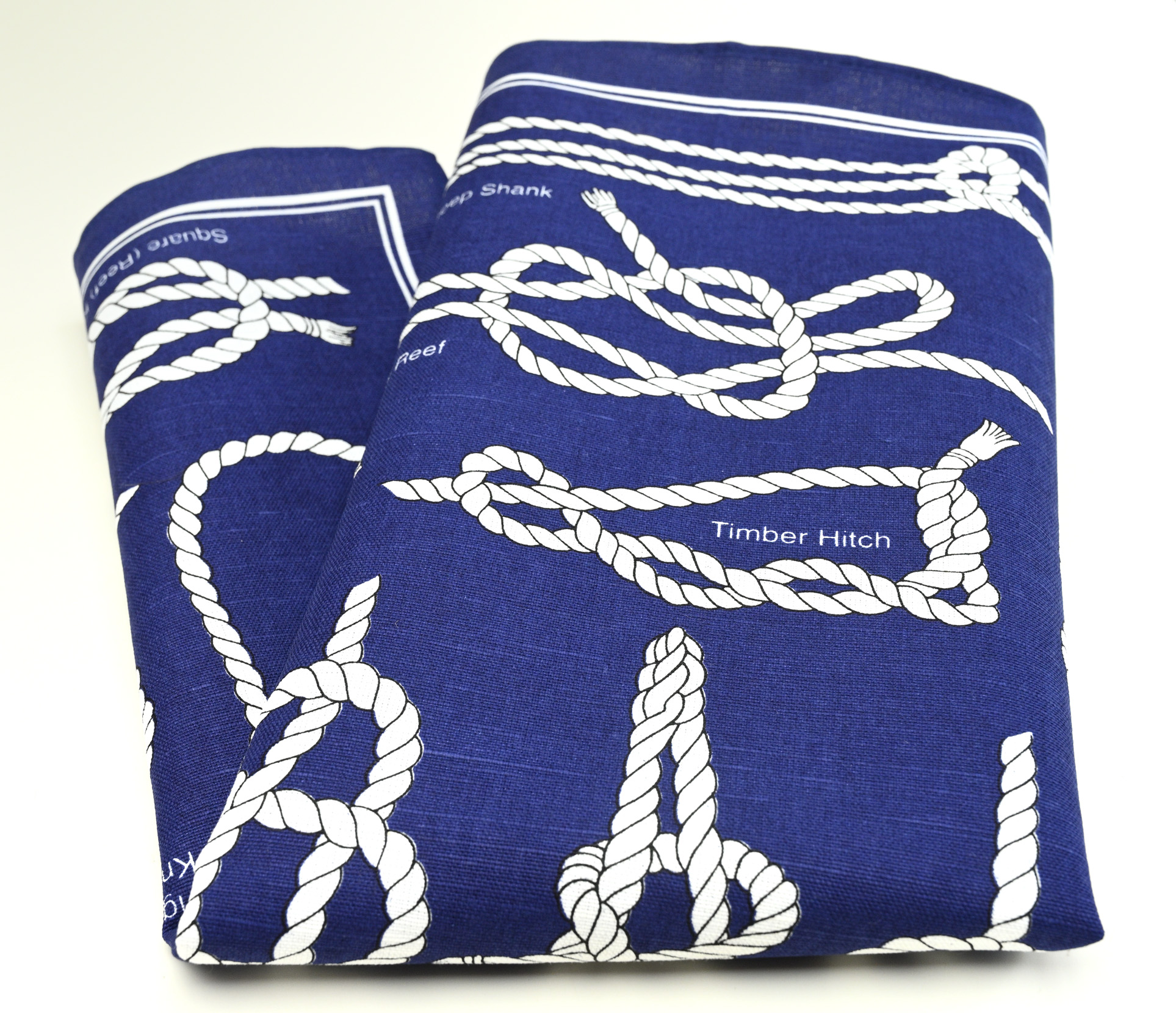 Knots and Bends Hitches Linen Cotten Tea Towel