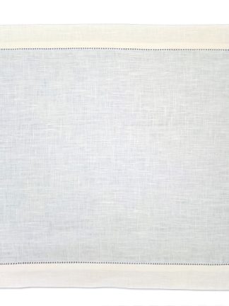 Ecru Hemstitch Linen Placemat