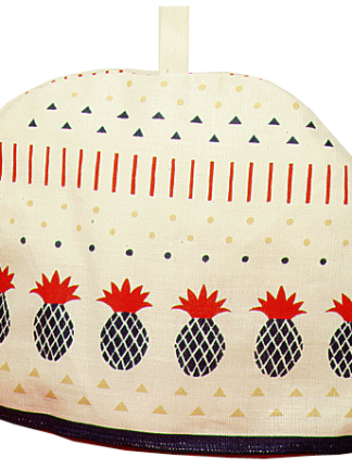 Pineapple Linen Tea Cozy Cover