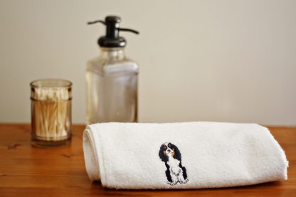 Spaniel Dog Terry Cotton Hand Towel