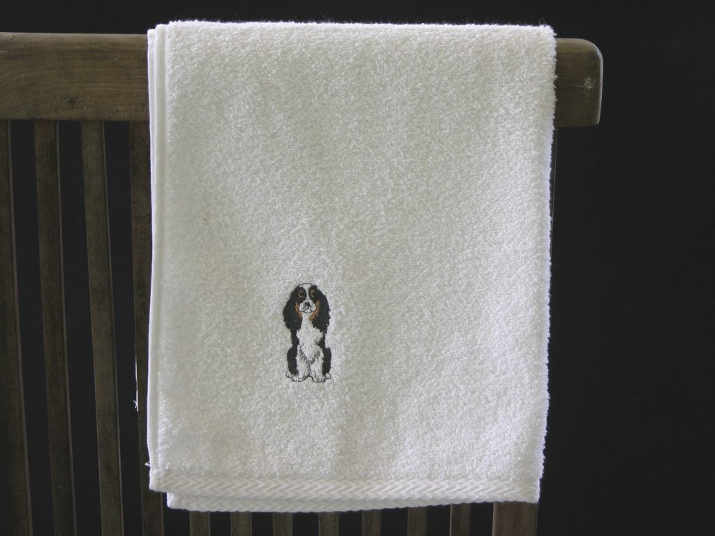 Spaniel Dog Cotton Hand Towel