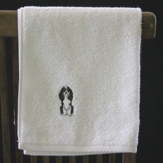 Spaniel Dog Cotton Hand Towel