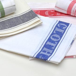 Linen Glass Tea Towel Blue