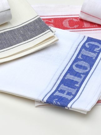 Linen Glass Tea Towel Blue