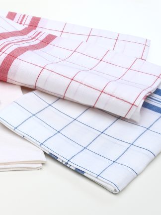 Linen Glass Towel Windowpane