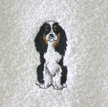 Spaniel Dog Terry Cotton Hand Towel