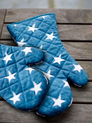 Stars Printed Oven Mitt