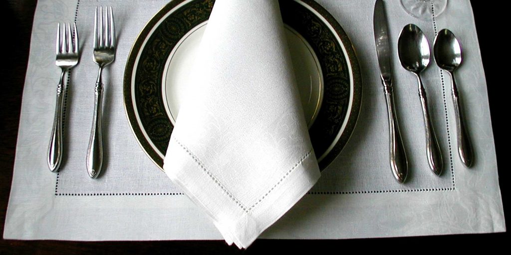 Morning Glory Oyster White Linen Table Runner - 19" x 70"