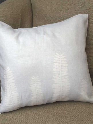 Acacia Leaf Linen Throw Pillow Cover