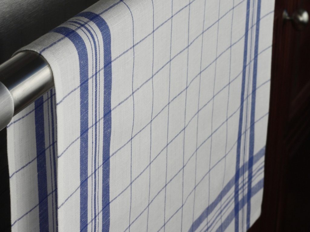 Windowpane Linen Tea Towel