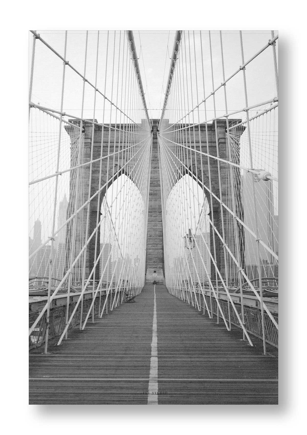 Brooklyn Bridge Linen Tea Towel