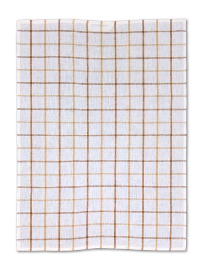 Cotton Grid Tea Towel