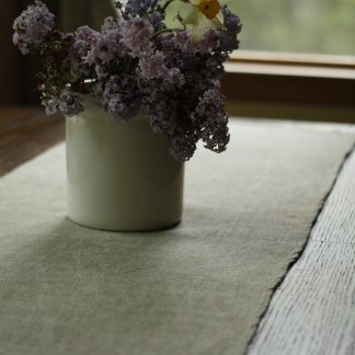 Rustic Natural Linen Table Runner