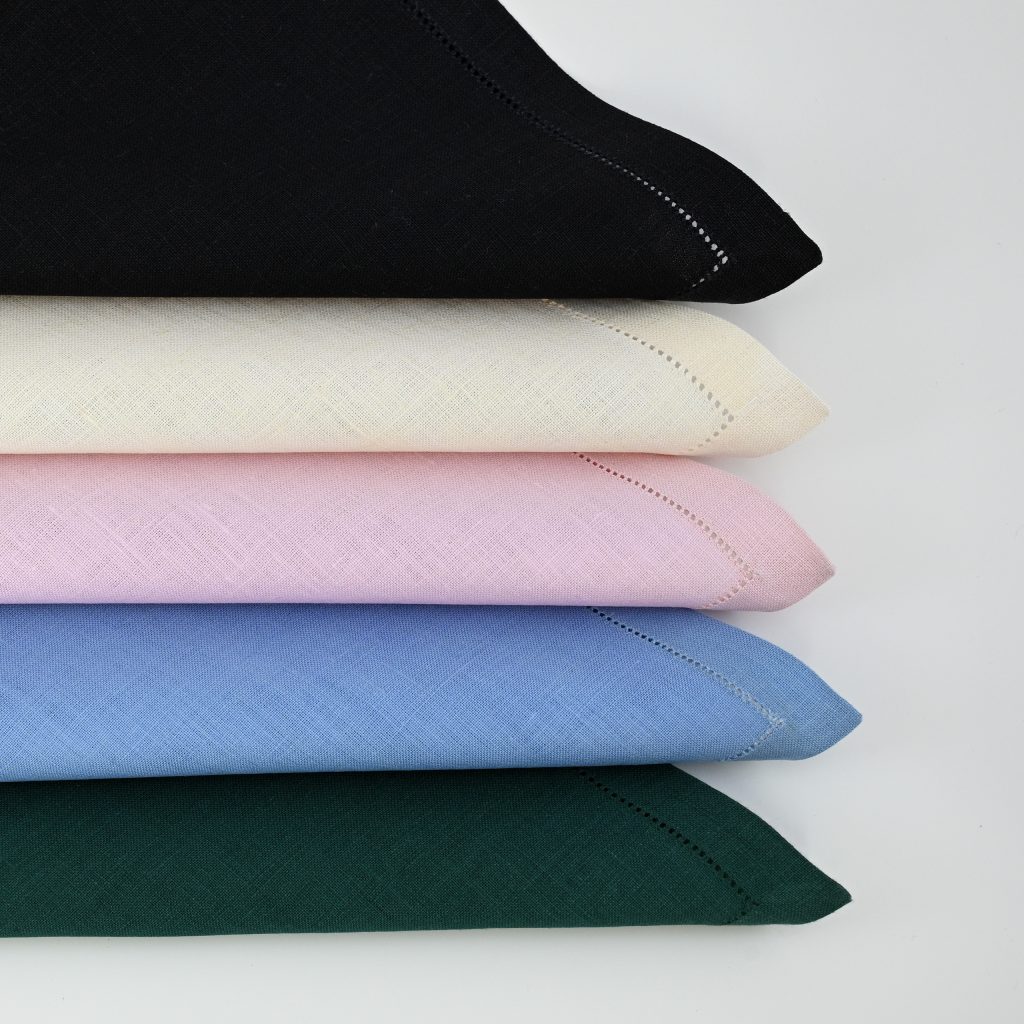 Hemstitch Linen Dinner Napkin 20in